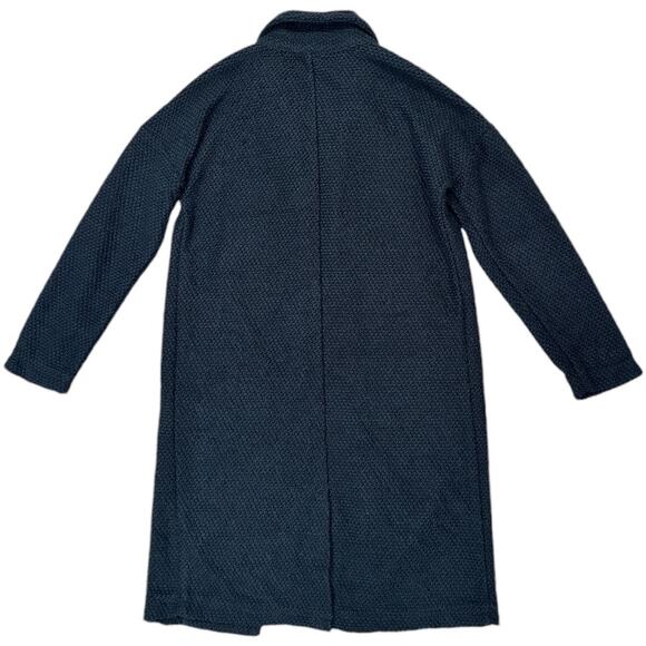 Marine Layer Birdseye Coat Tortoise Shell in Black - Picture 5 of 7